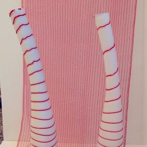 Red and White pier one Vase